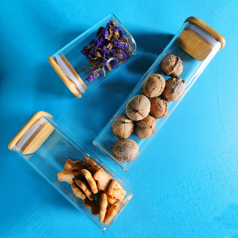 Borosilicate glass storage jar
