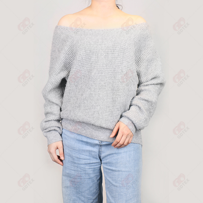 Long-Sleeve Pull-Over Women's Sweater