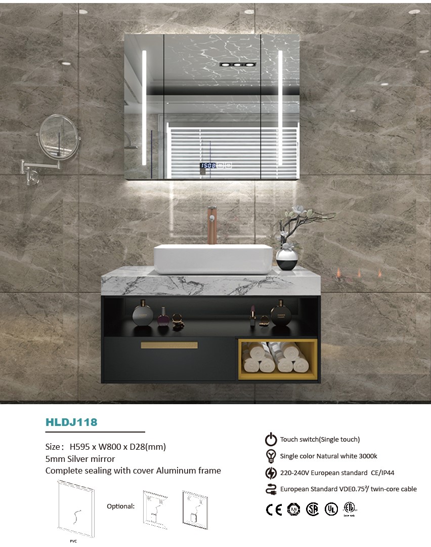 bathroom LED mirror