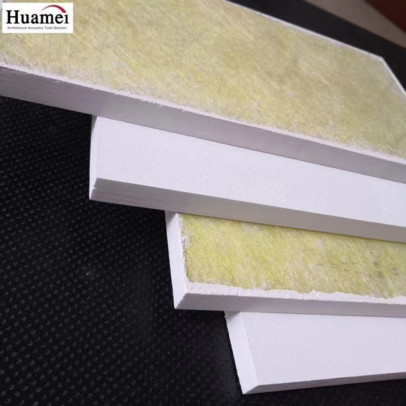 Fiberglass acoustic ceiling tiles