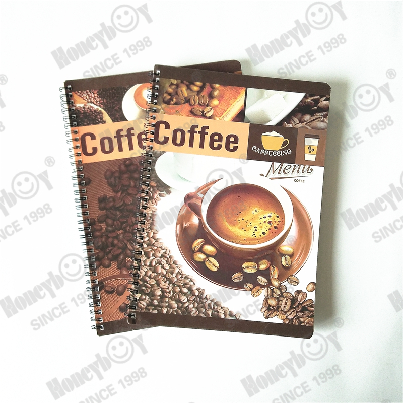 factory wholesale a4 a5 a6 design custom spiral notebook