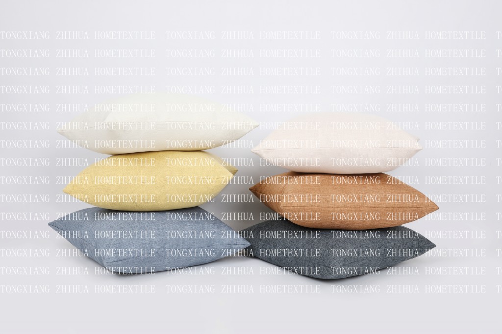 linen cushion, cushion cove