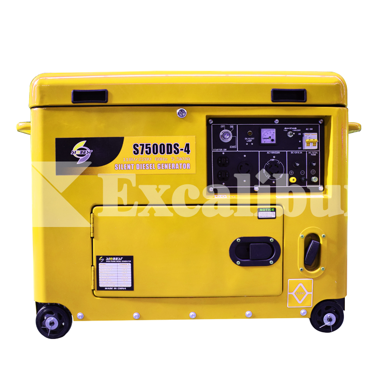 7KW Canopy Closed Type Silent Diesel Generator