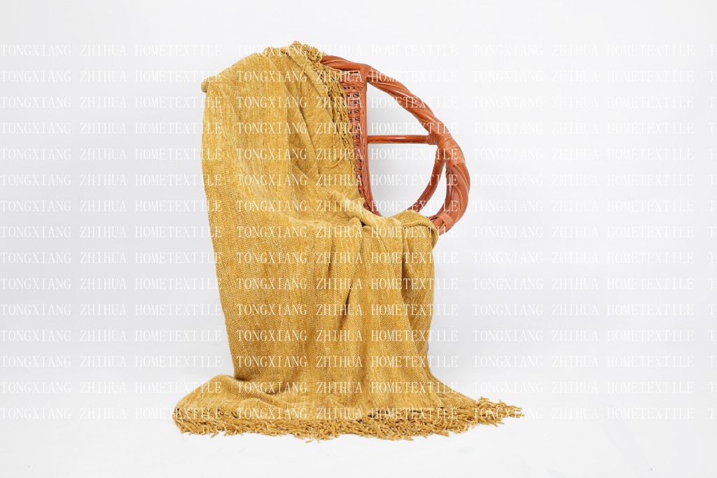 Chenille throw