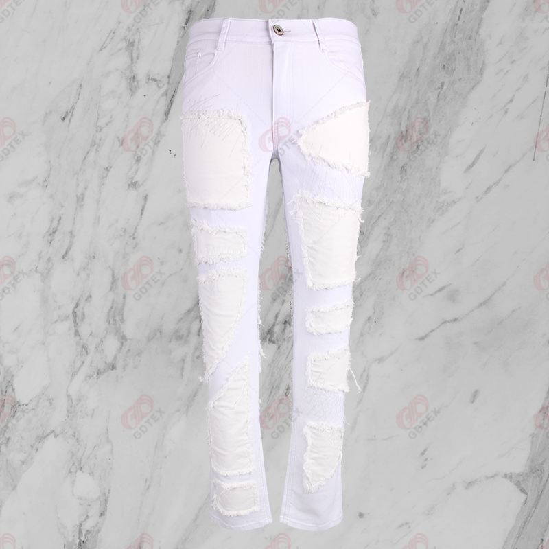 Men's Patch Work & Stitch Skinny