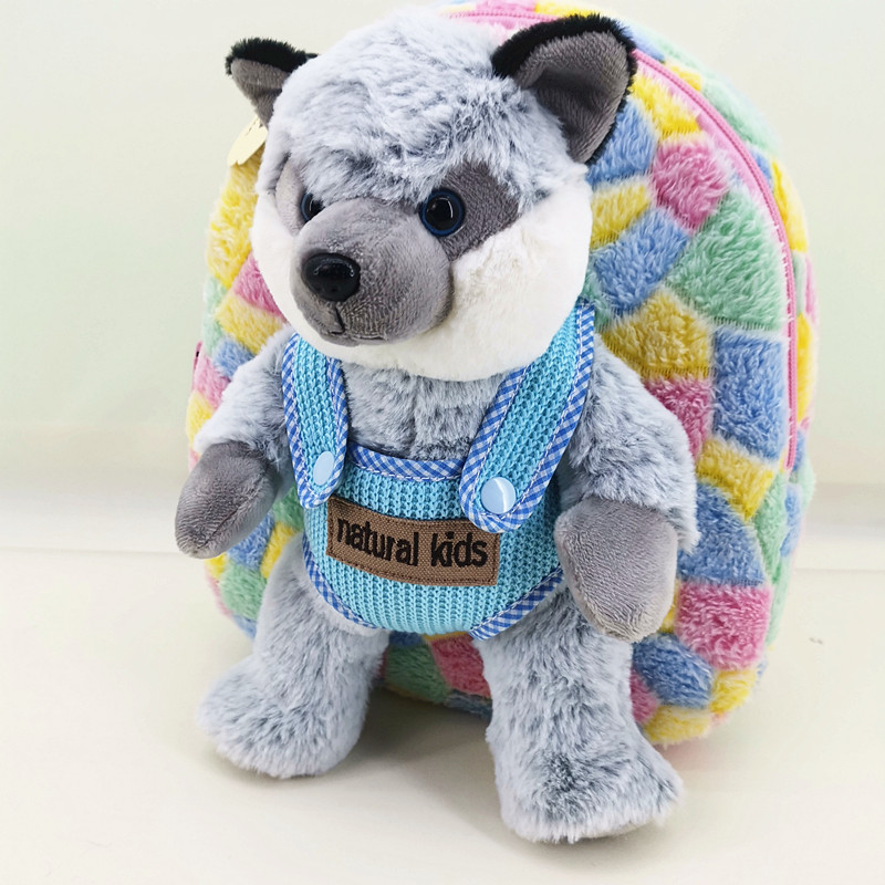 Grey wolf backpack