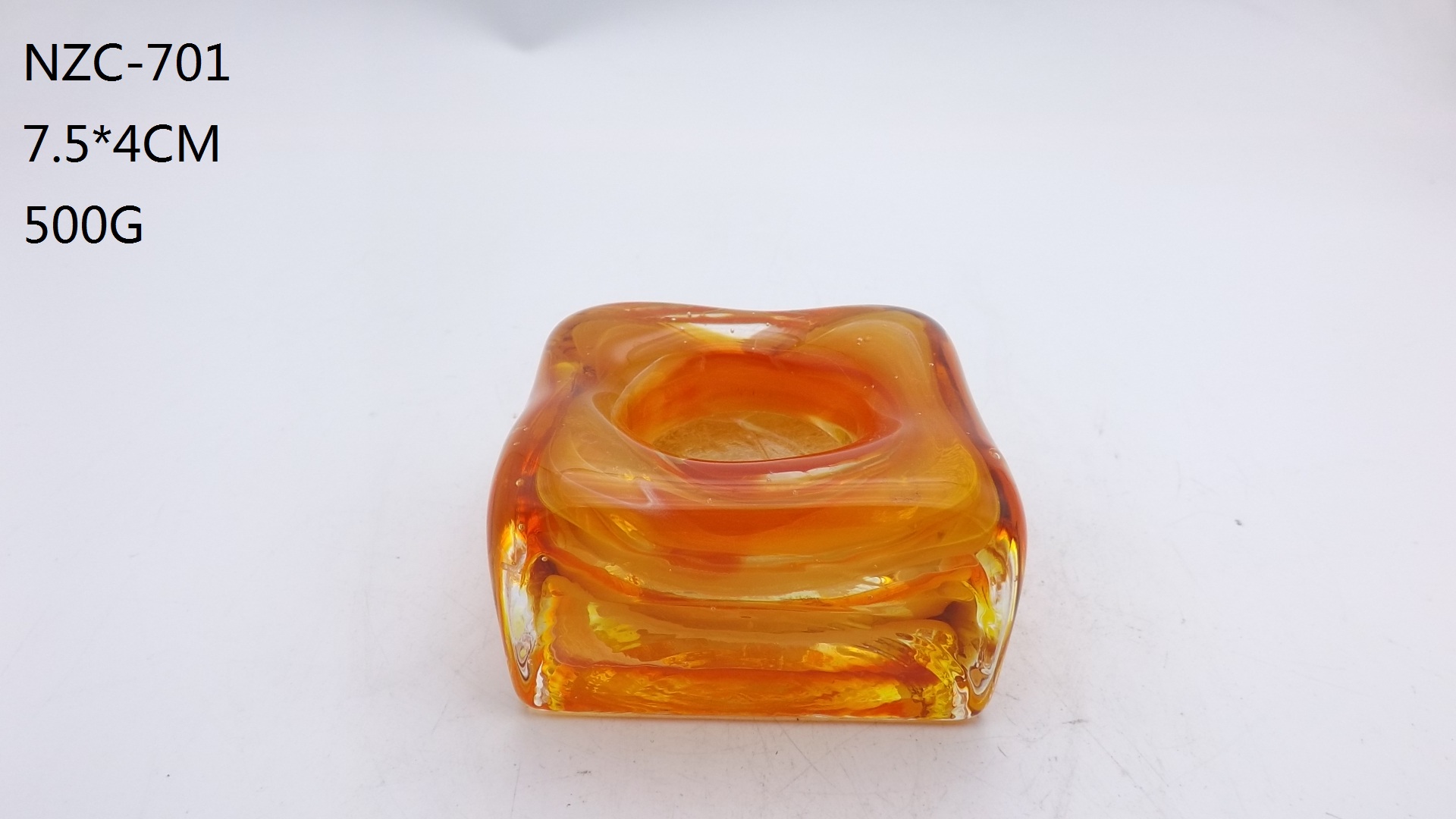 Glass Candleholder
