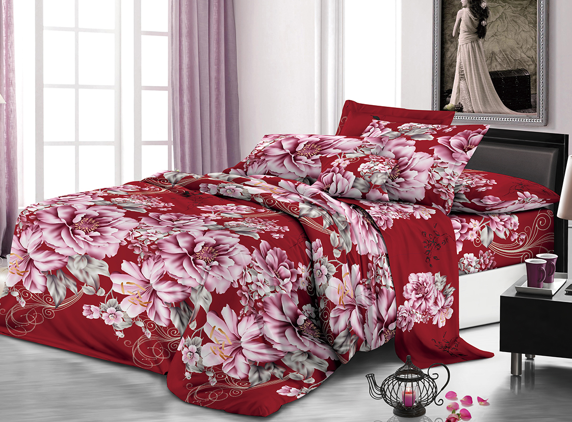 polyester pigment printed fabric plain weave