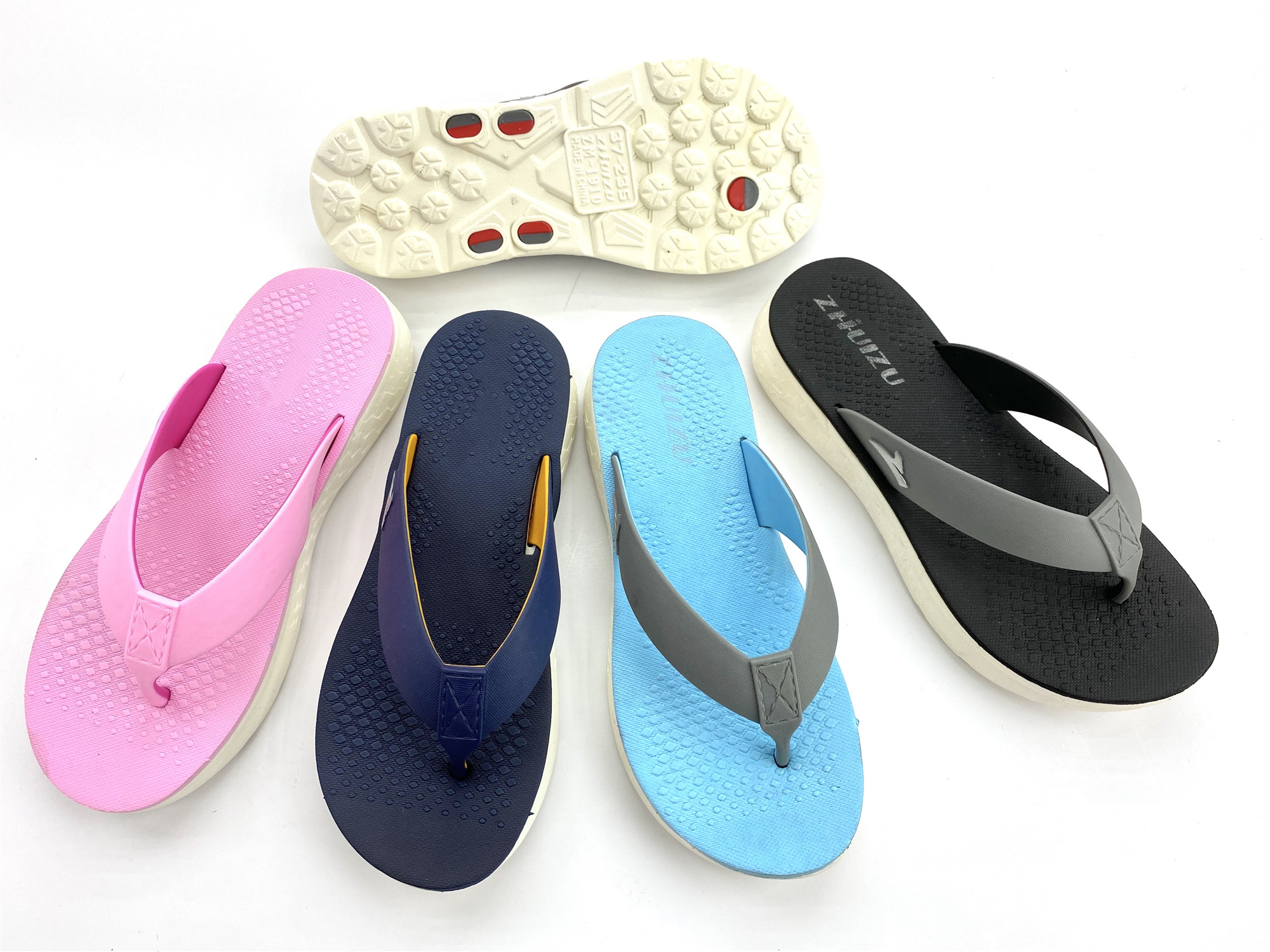 ZHIHUIZU double color women drawstring flip flop