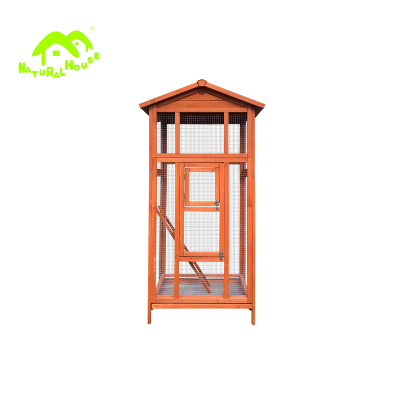 Wooden bird cage