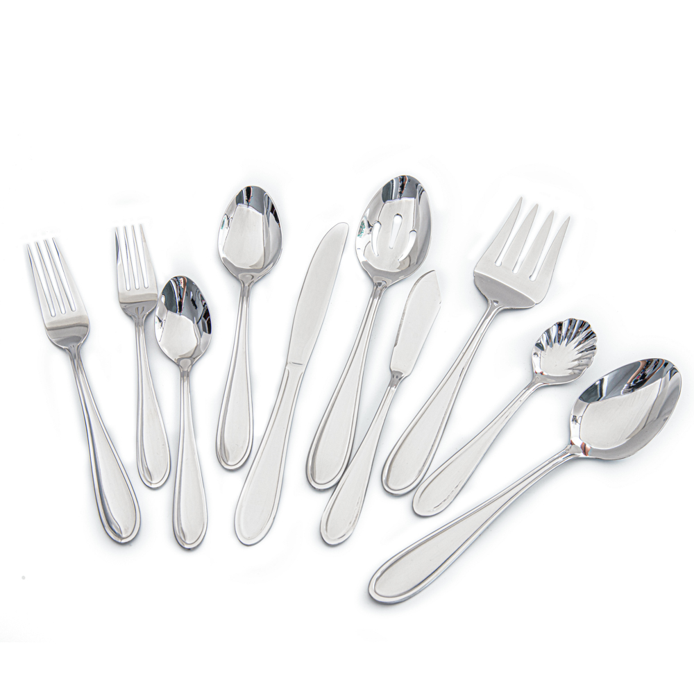 45pcs stainless steel flatware cutlery set