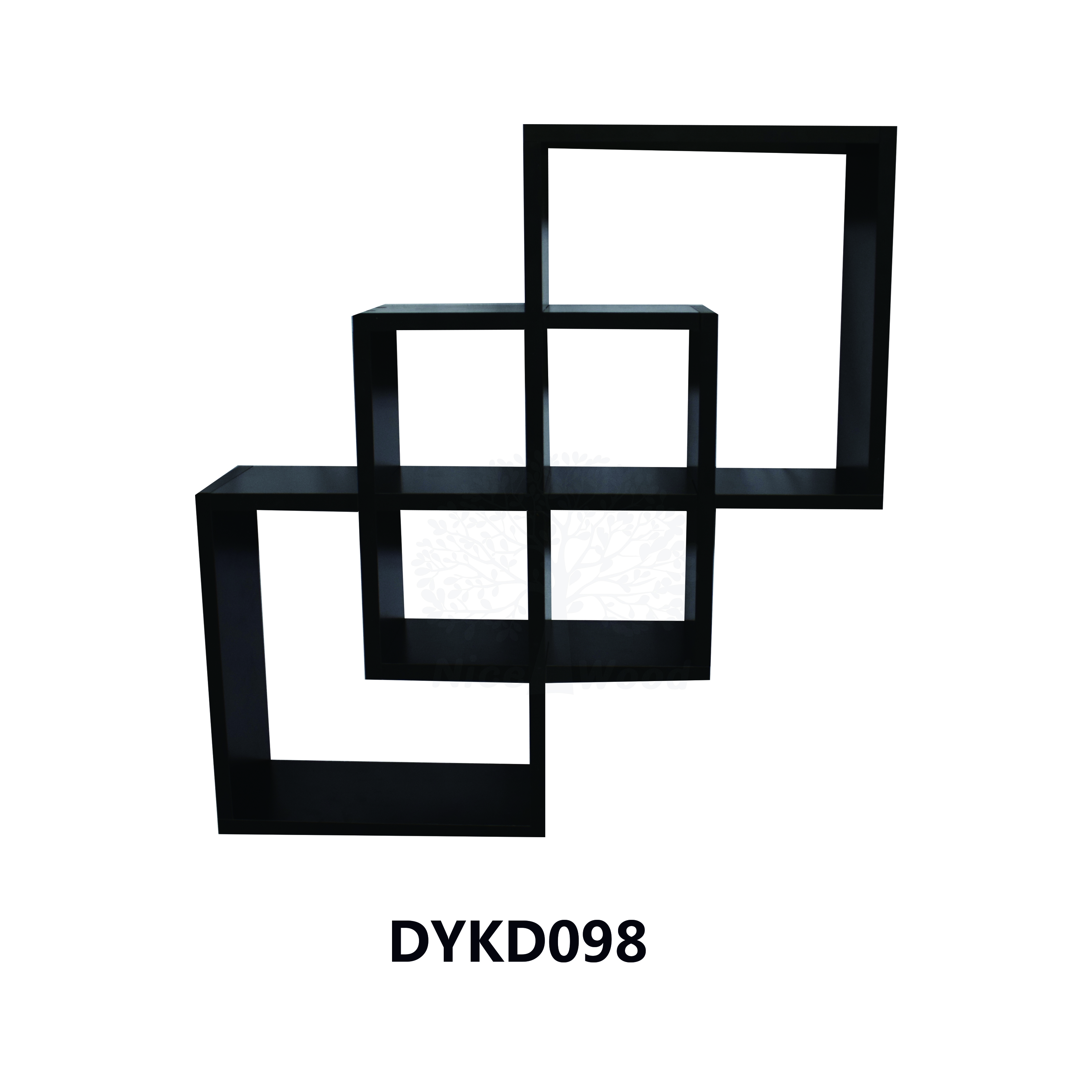 0_98 Intersecting Squares Wall Shelf