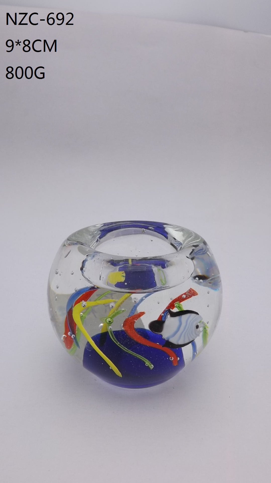 Glass Candleholder