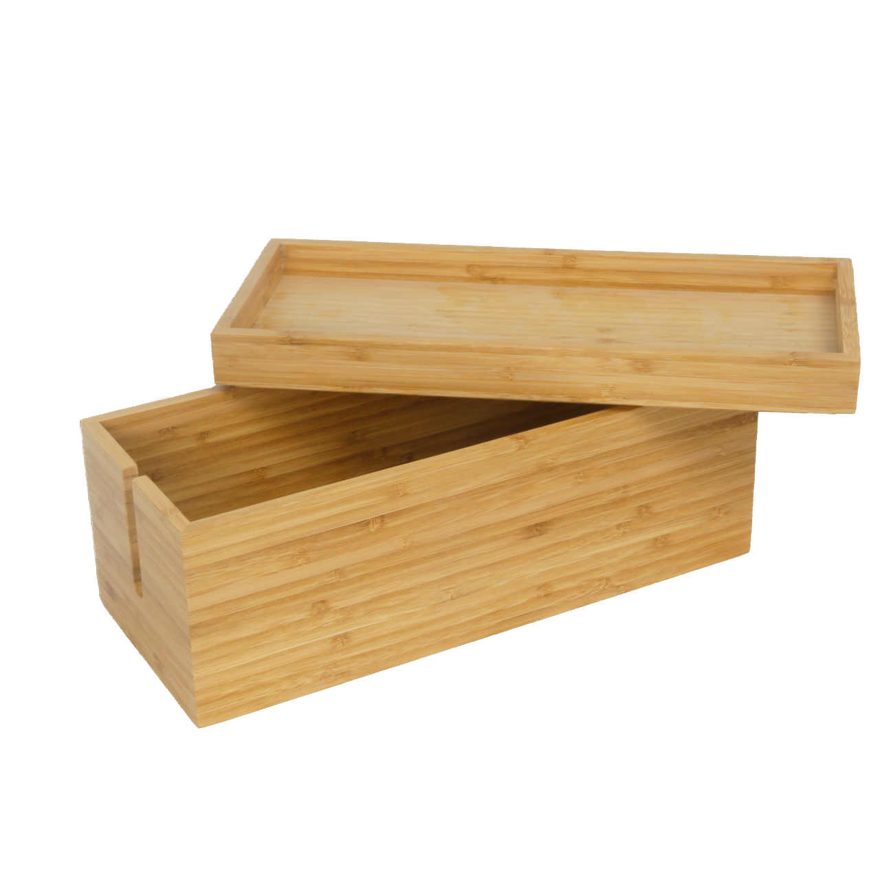Bamboo power socket storage box