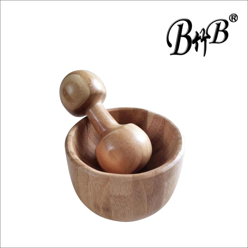 cooking tools / bamboo motar and pestle