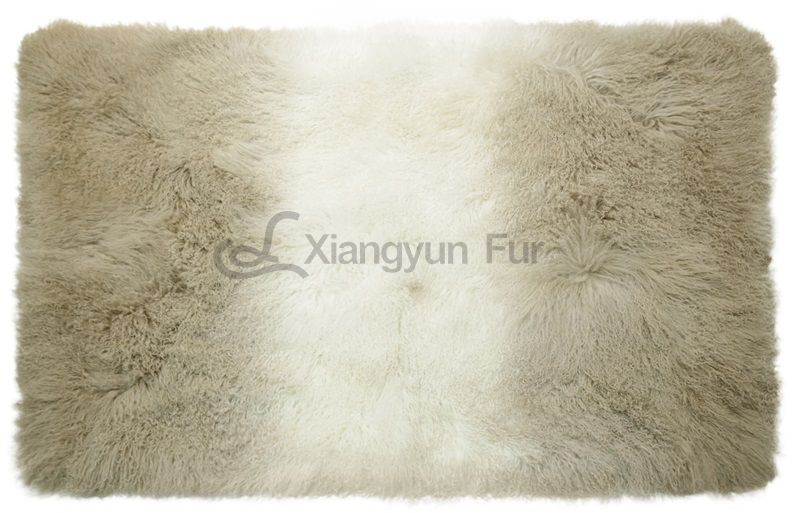 Mongolian Lamb Fur Cushion,throw