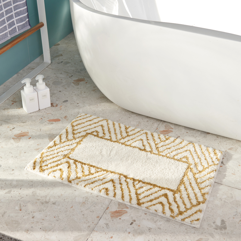 tufted bath mat