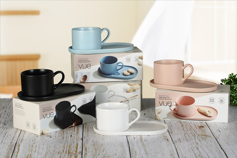 Gift box colored Glazed Cup