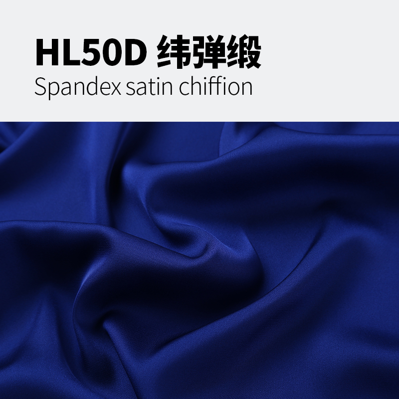 Spandex satin chiffion