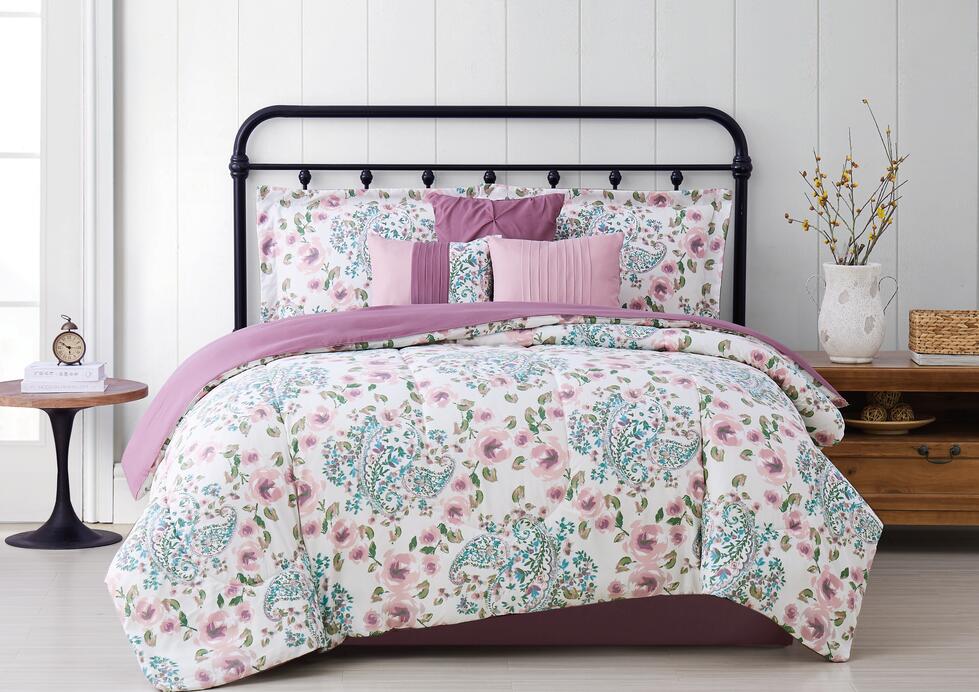 Microfiber 7pc comforter set