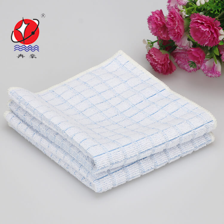 Factory customized RH-QJ0116 household wipes microfiber wipes microfiber household cleaning towel cleaning cloth kitchen towel