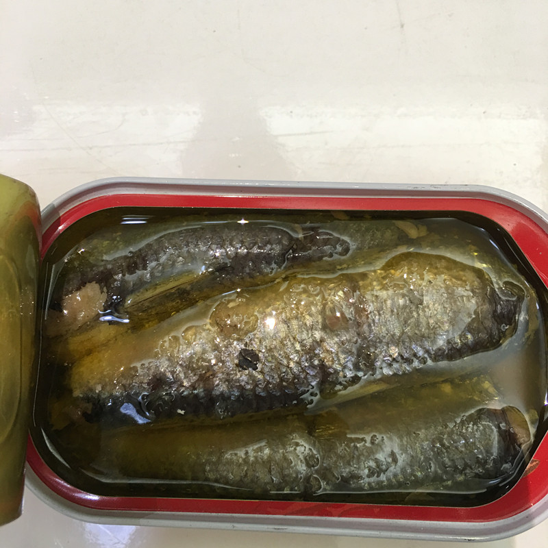 Canned sardine in oil