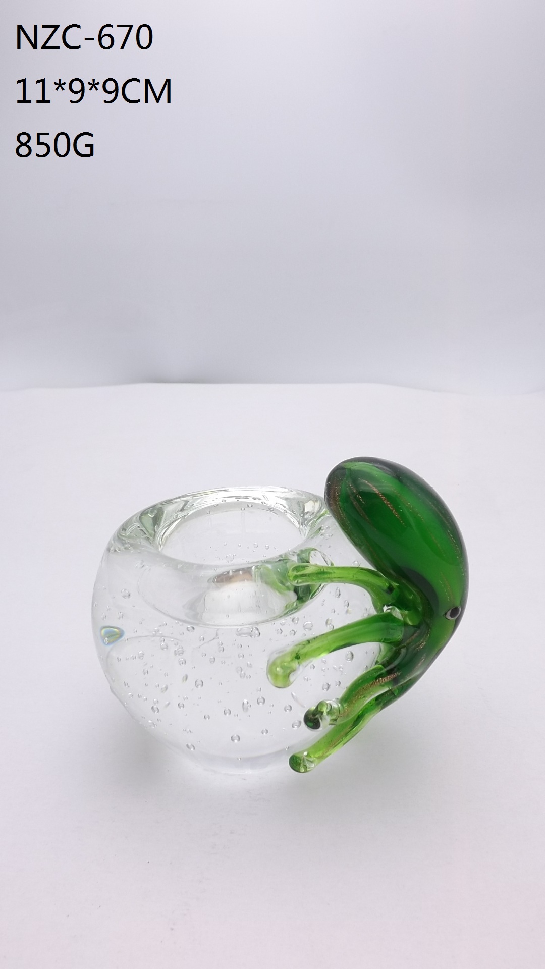 Glass Candleholder