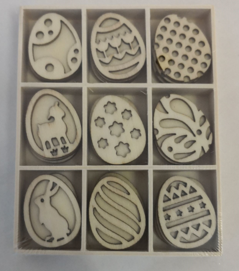 36/S wooden egg with box