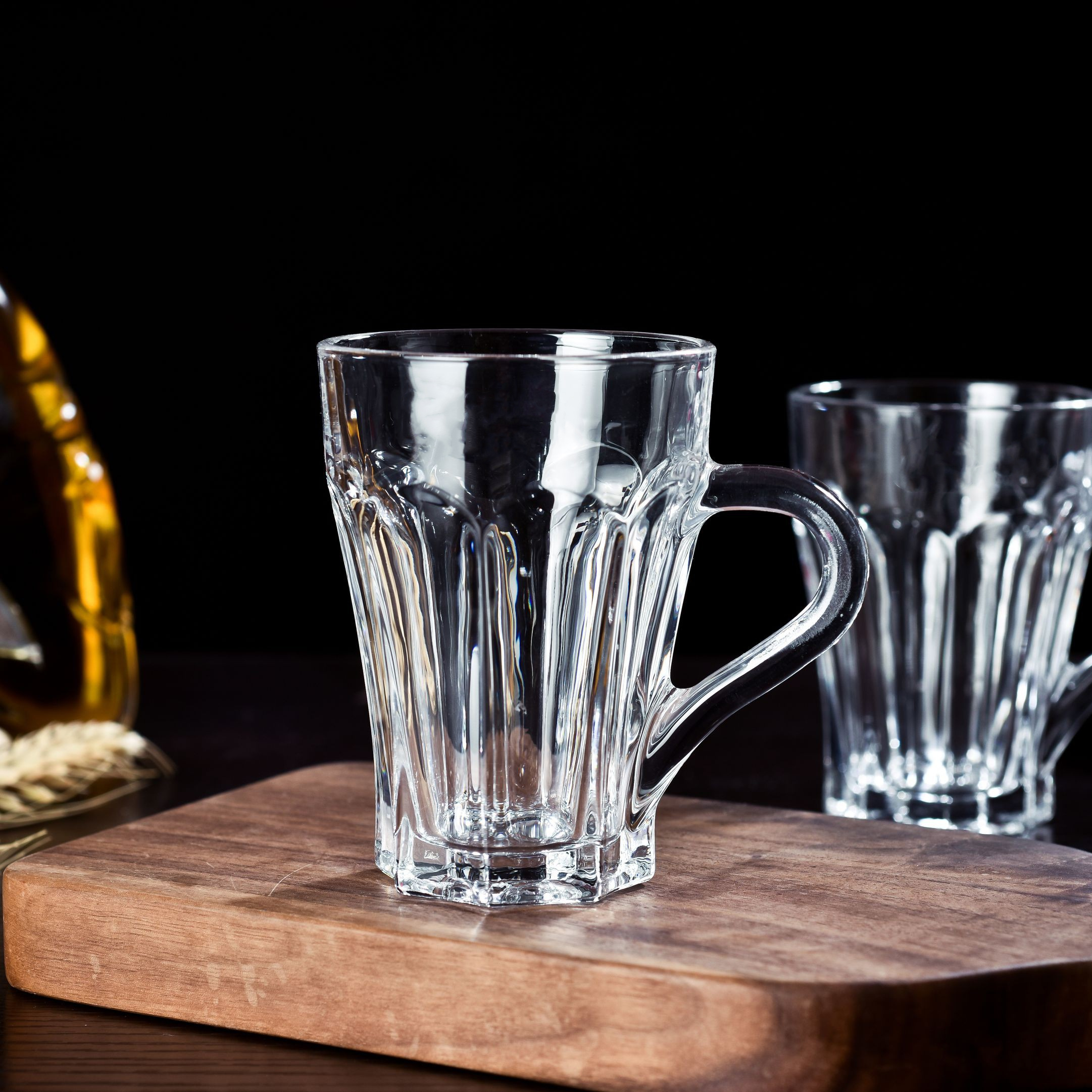 Clear Glass Mugs, Beer Mug, Drinking Glass Cup, Clear Glass Coffee Mug, Engraved Glass Cup and Saucer, Coffee Glass, Beer Cup, Tea Cup, Glass Cup, Coffee Cup