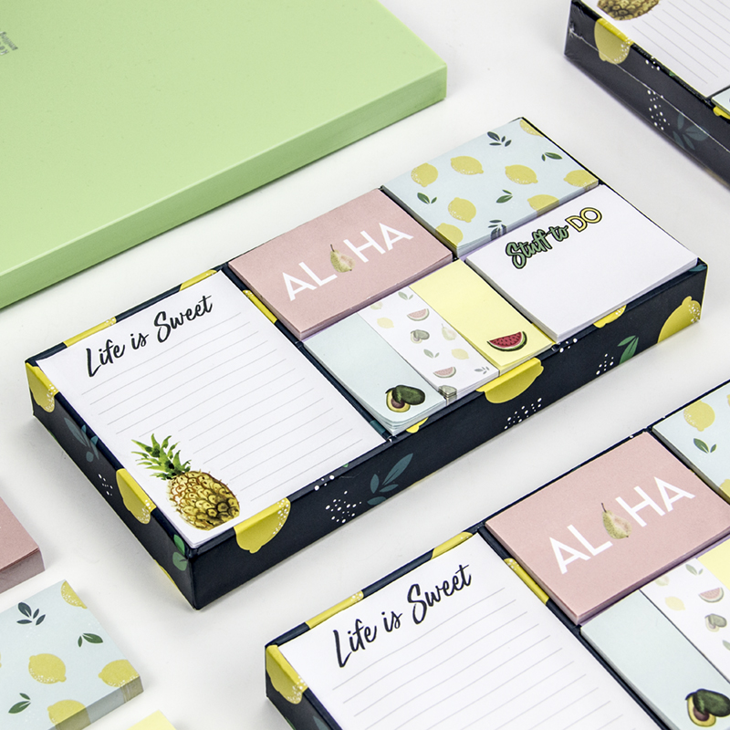 sticky notes, sticky note set,desk organizer