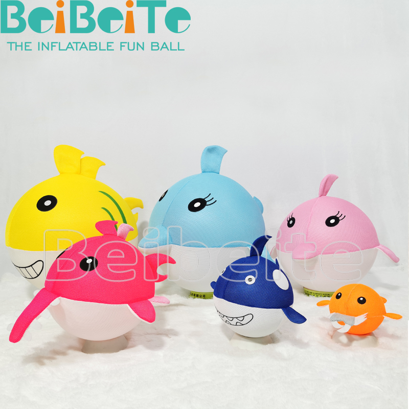 Inflatable fabric cover toy ball - Mesh Fish Ball