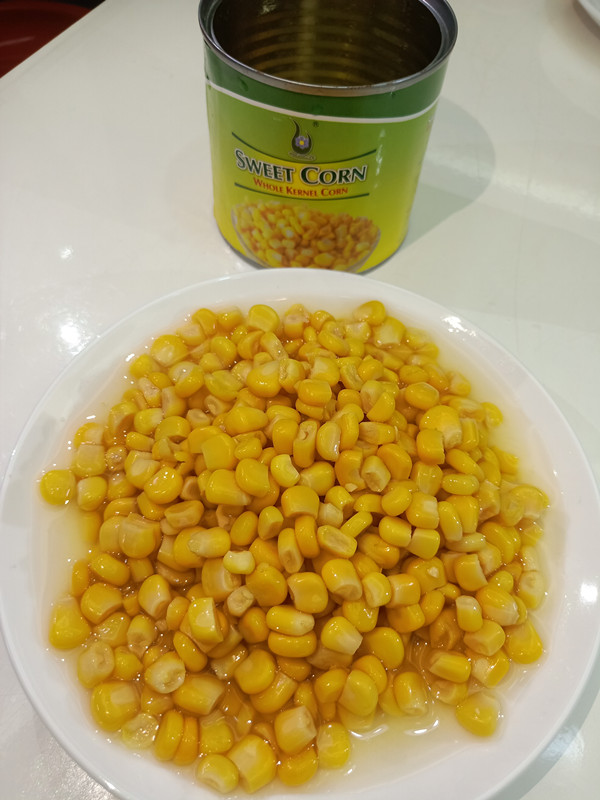 Canned sweet kernel corn