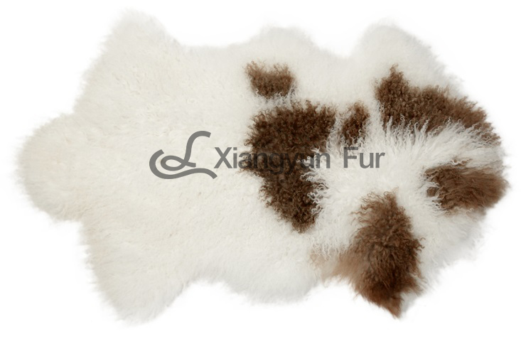 Mongolian Lamb Fur Rug