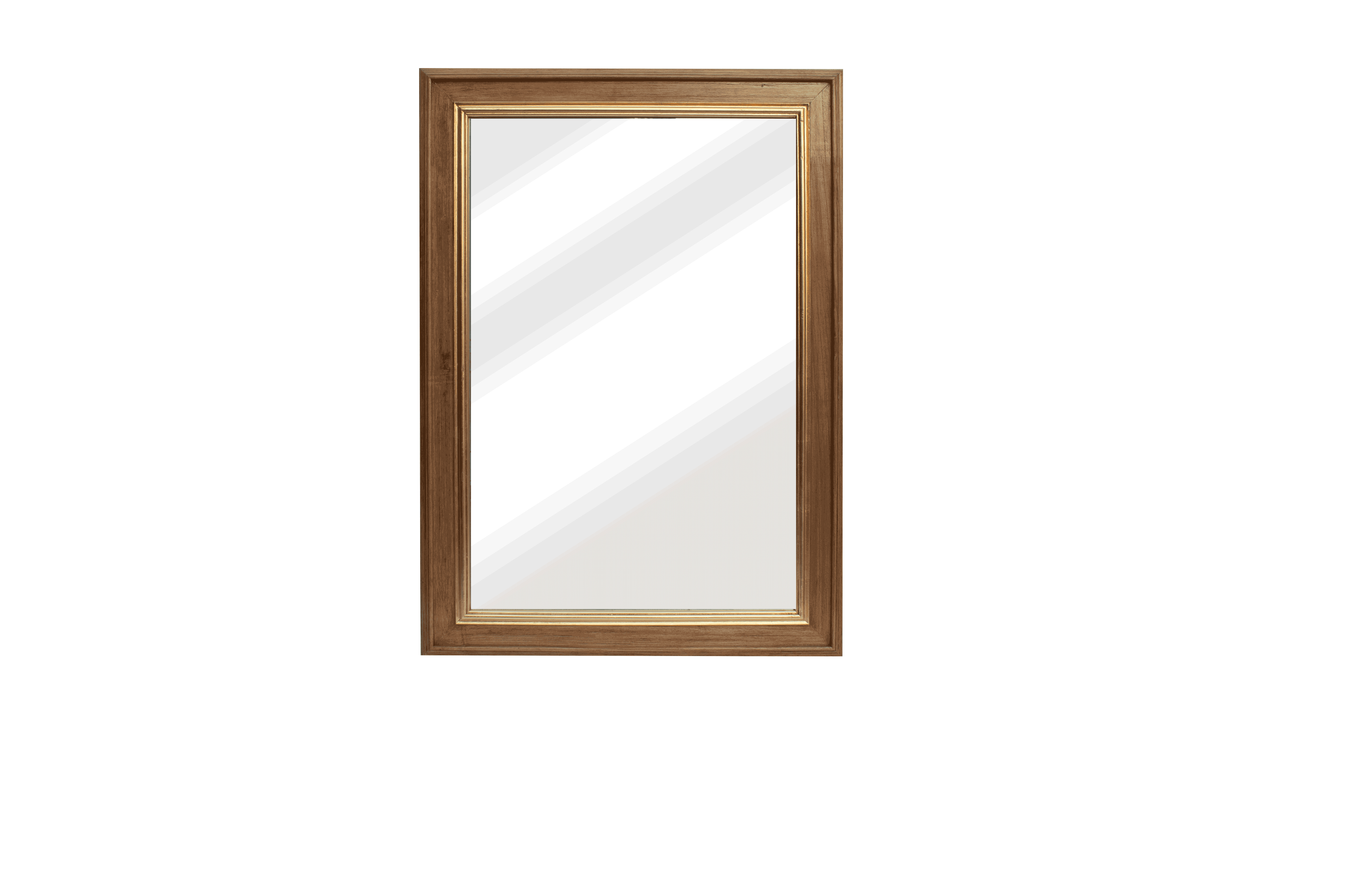 L410 simple style wood frame mirror decor