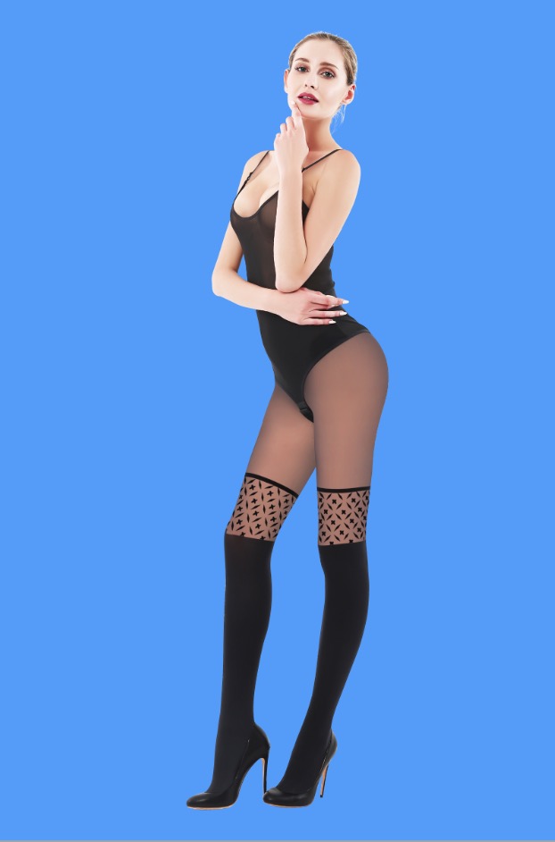 Fashion jacquard pantyhose