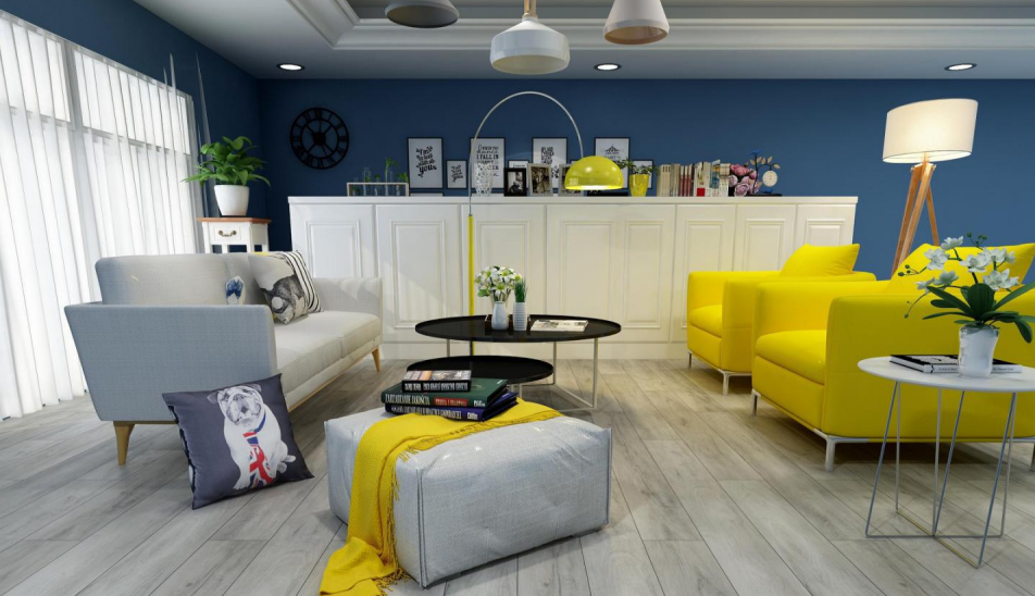 Indoor wood grain click planks LVT vinyl flooring
