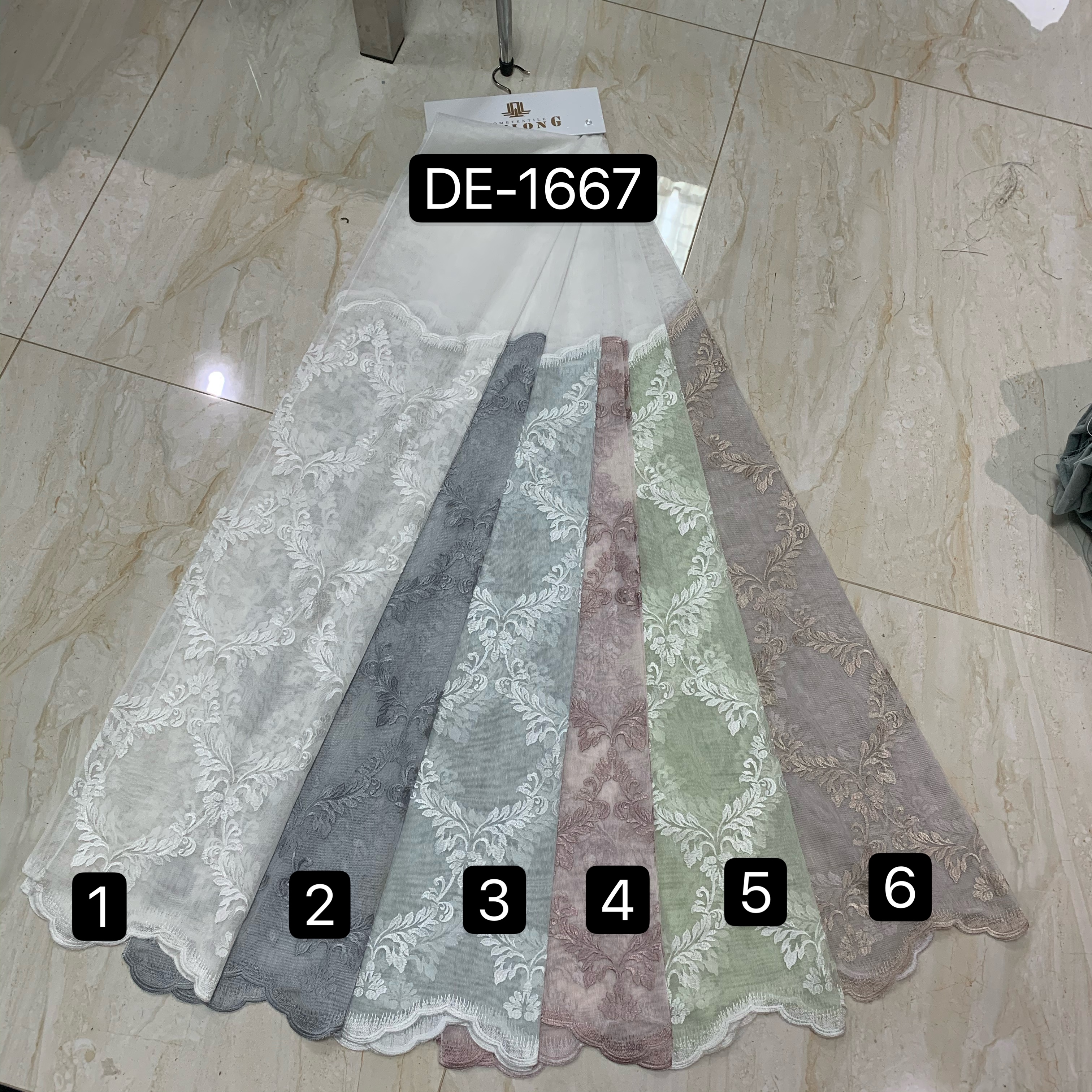 Embroidery Curtain Fabrics