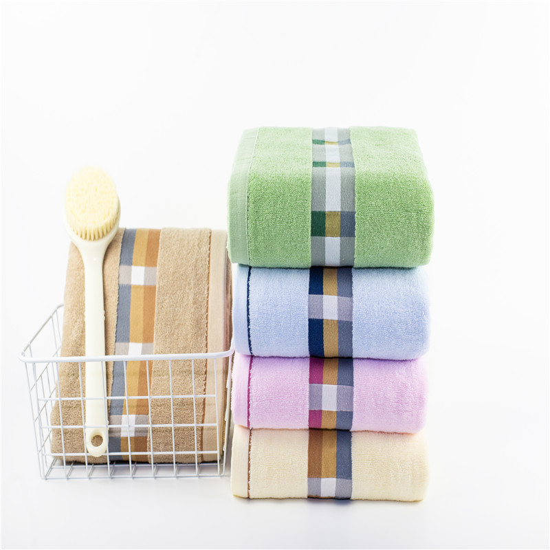 High quality dobby bath towel cotton towel for hotel and household
