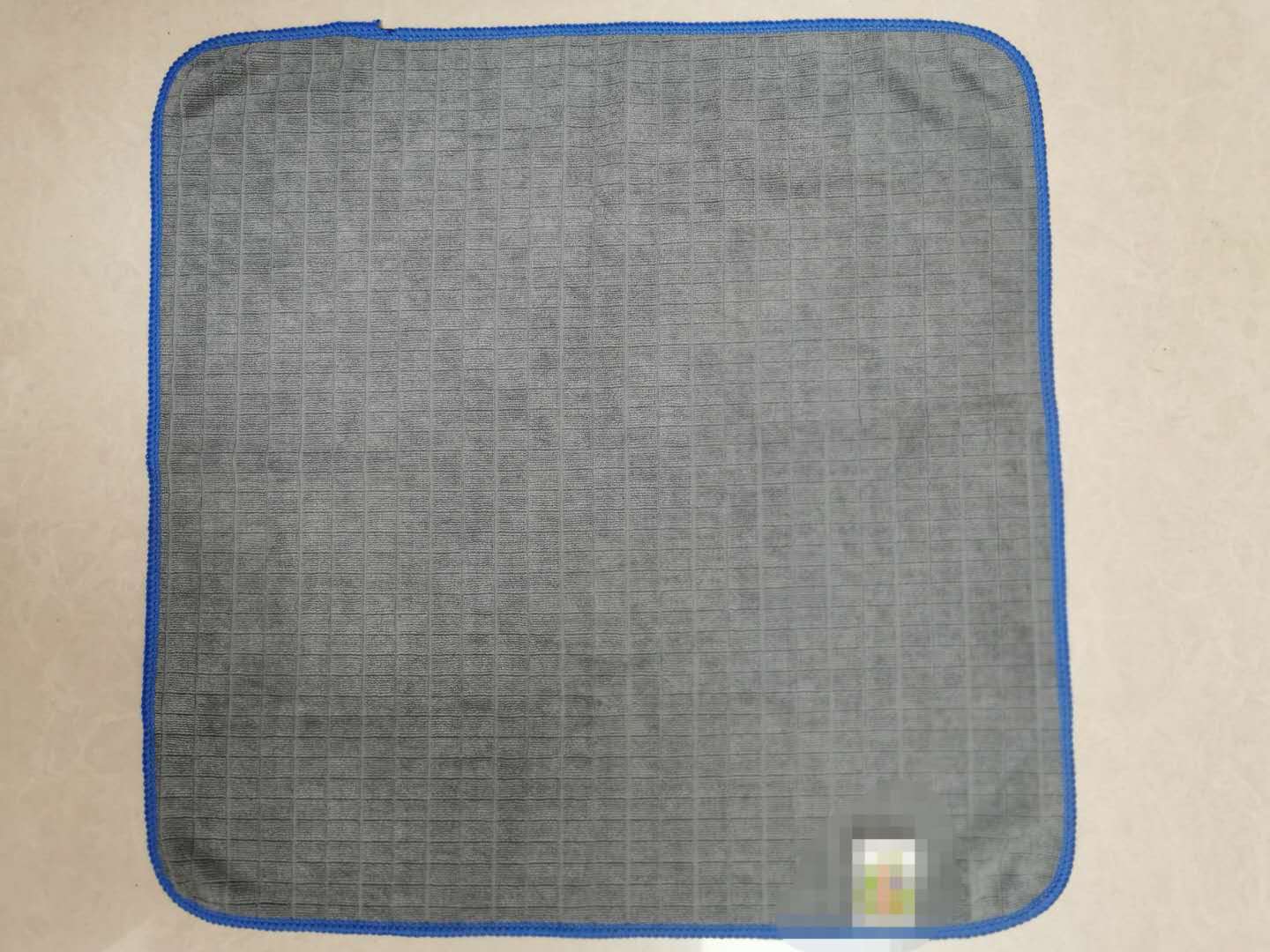 Round Corner Weft Plaid Cleaning Towel