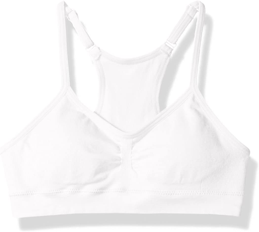 Girls' Big Seamless Racerback Ruched Crop