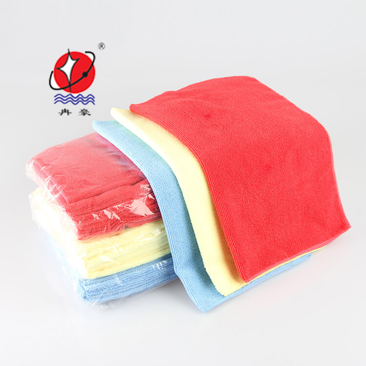 High quality microfiber warp knitting RH-1496 bath towel face towel cleaning towel beach towel