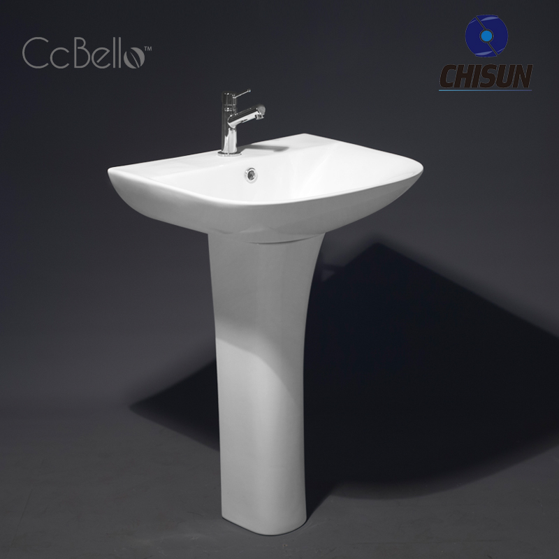 Ceramic Pedestal Basin For Europe