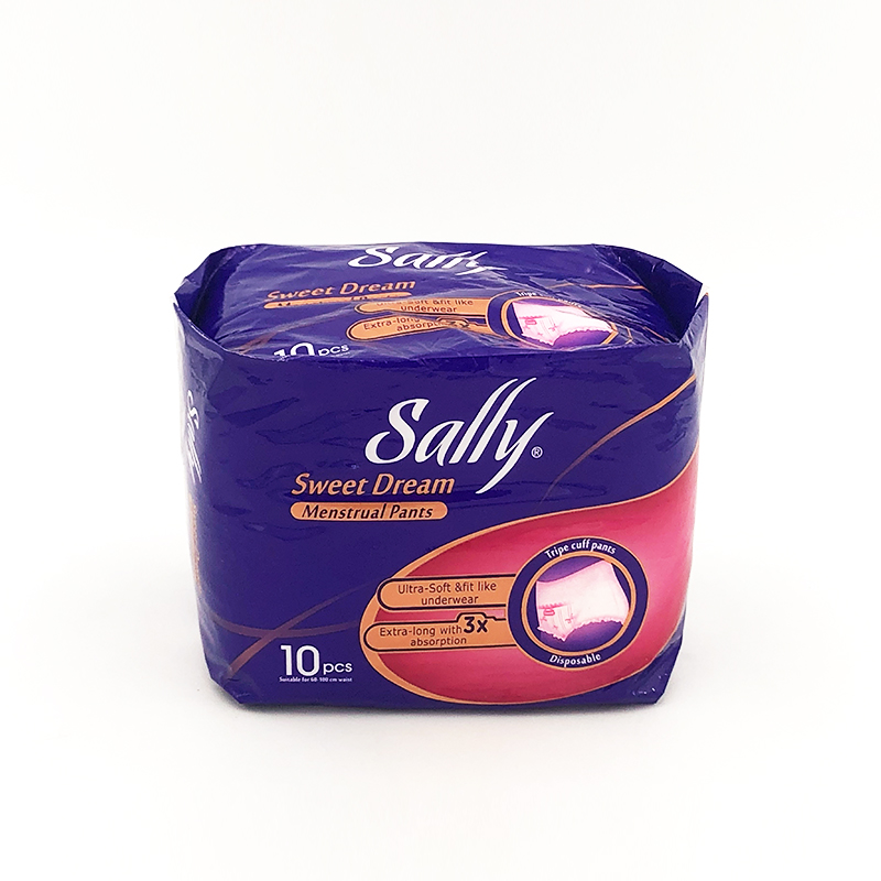 Sally menstrual pants lady disposible pants 10pcs