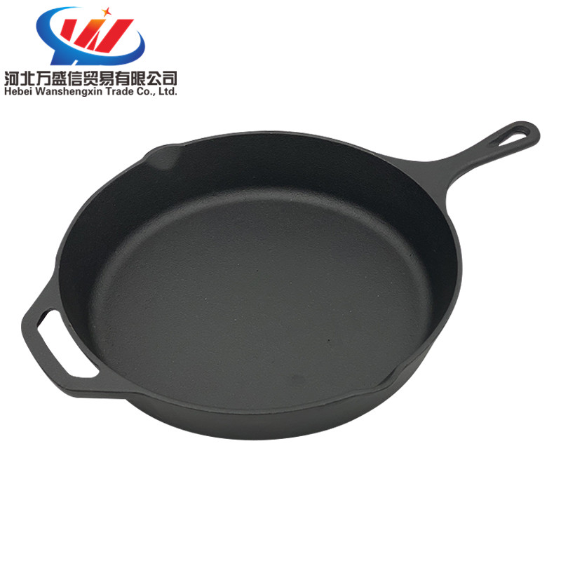 26cm Cast Iron Preseason Skillet Frying Pan