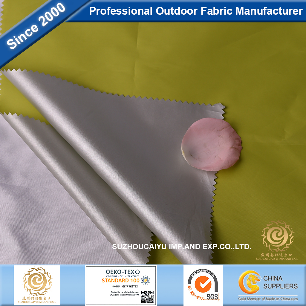Poly 190T Taf Silvercoated