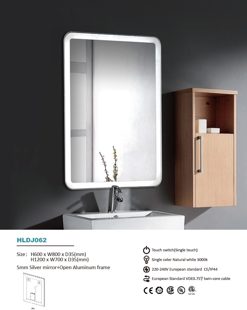 bathroom LED mirror