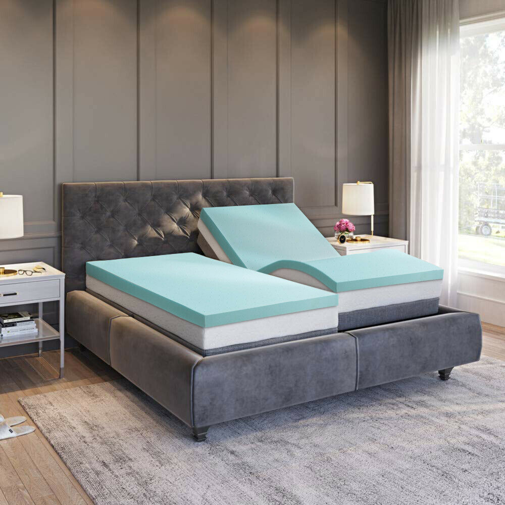 Compressed portable memory foam folding mattress for hospital