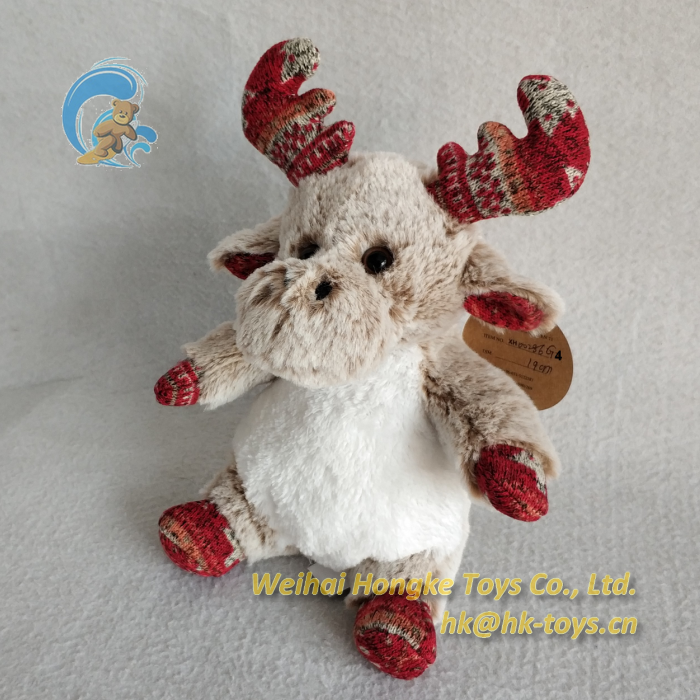 Stuffed Moose / Reindeer / Elan, Sitting, XH00286G4