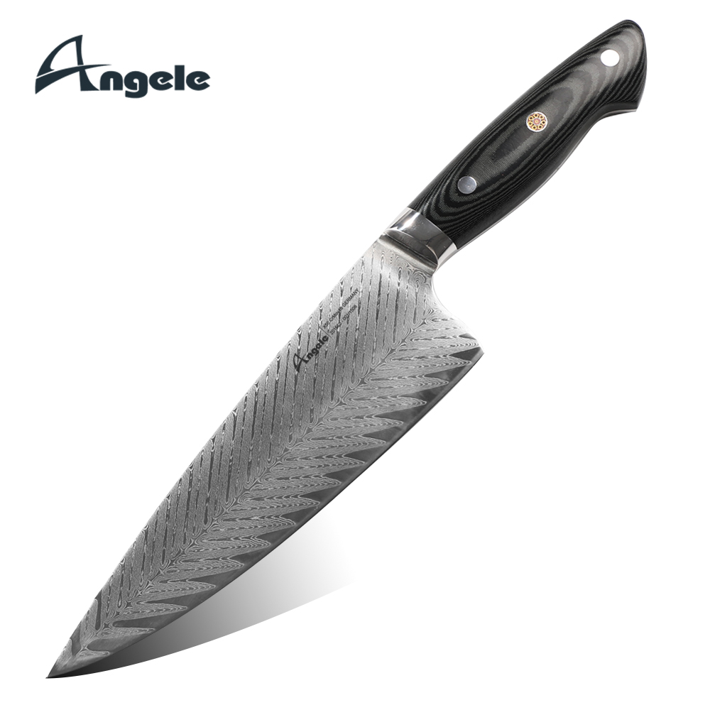 VG-10 damascus steel knife
