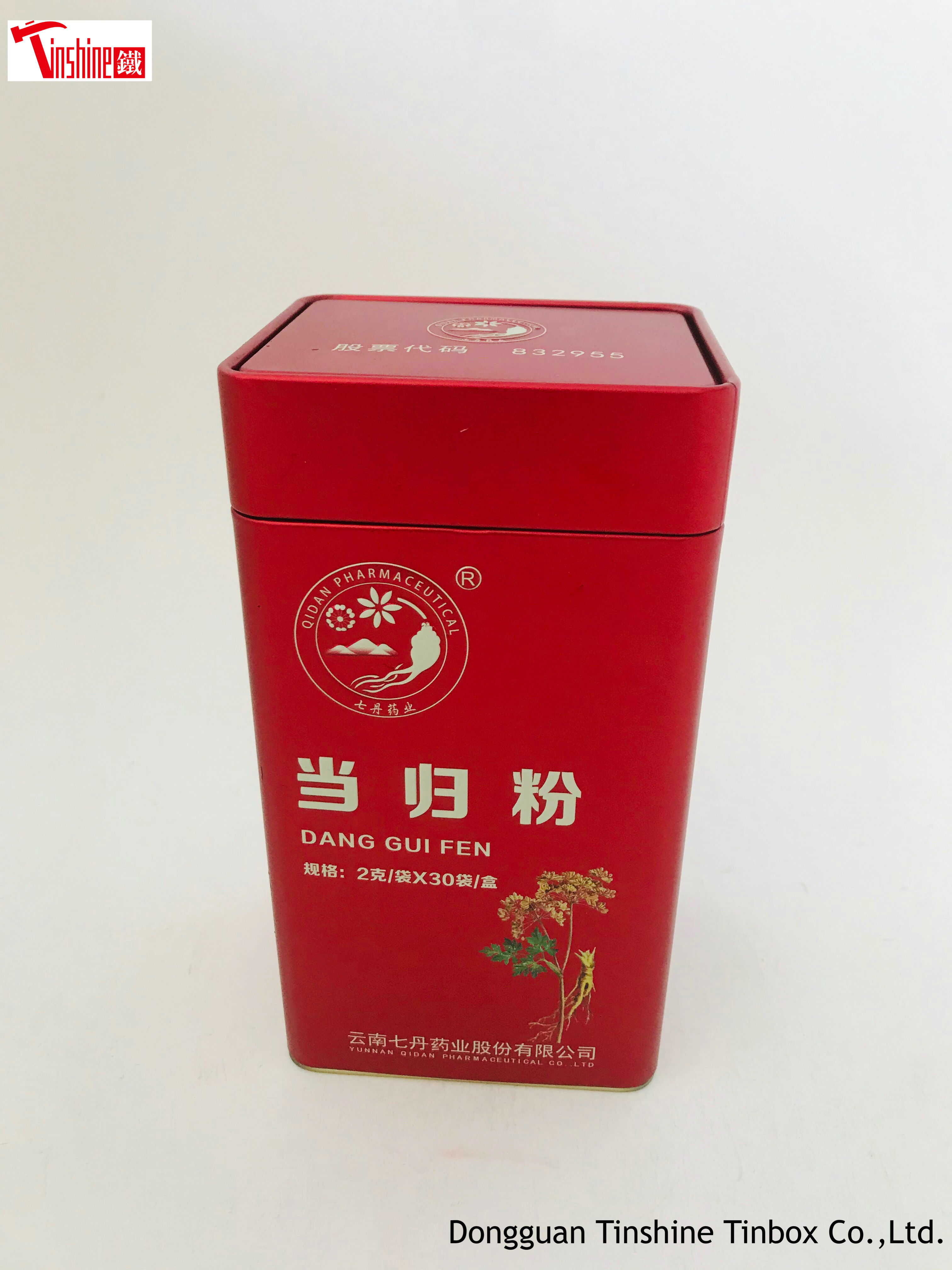 tin package for health products